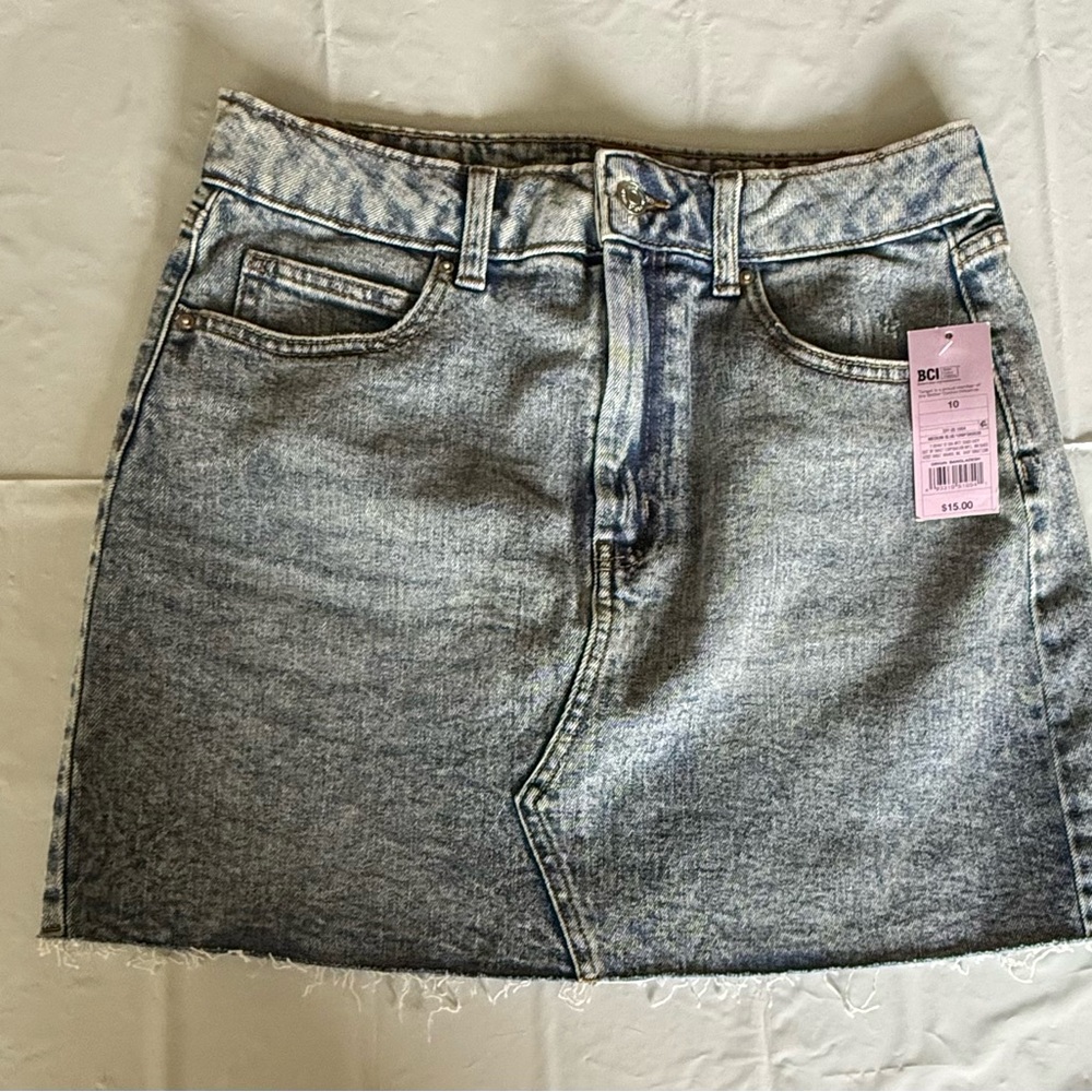 Denim Mini Skirt